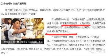 文安何小姐最新爆料,揭秘娱乐圈惊人内幕